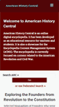 Mobile Screenshot of americanhistorycentral.com